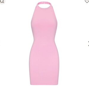 SKIMS MINI DRESS COTTON CANDY PINK LOUNGE MINI DRESS RARE